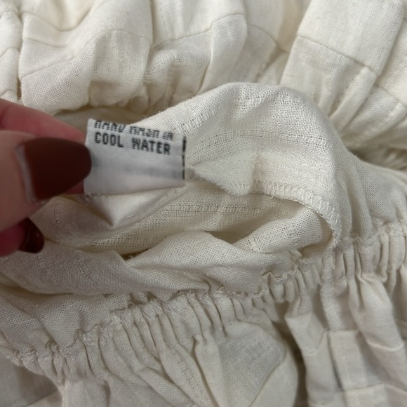 Cleobella Eliana Puff Sleeve Bohemian Top Ivory - Picture 13 of 13